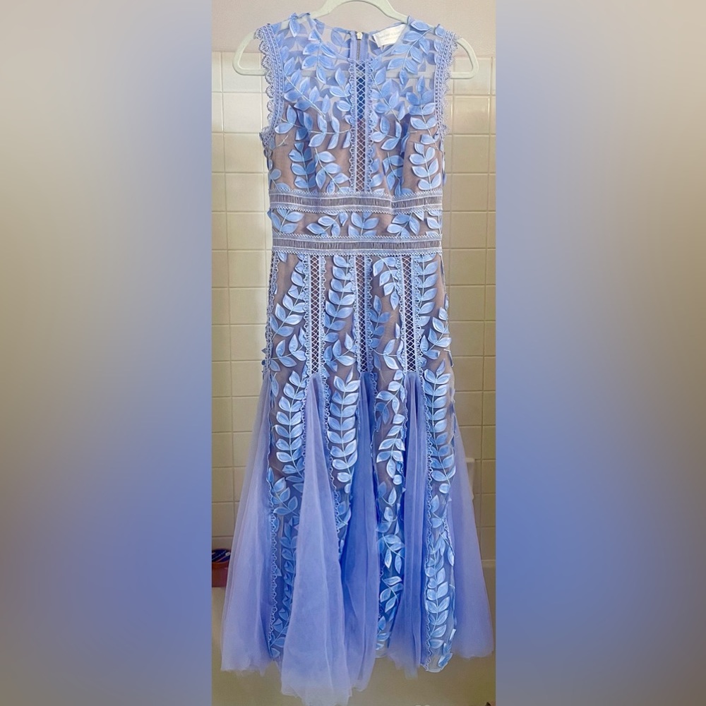 Bronx and Banco Violet Flared Dress